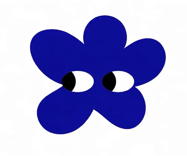 Maskotka intu – kwiatek z oczkami